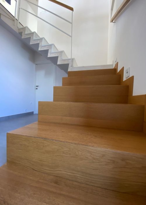 Construcción de escaleras Quebradas de Hormigón