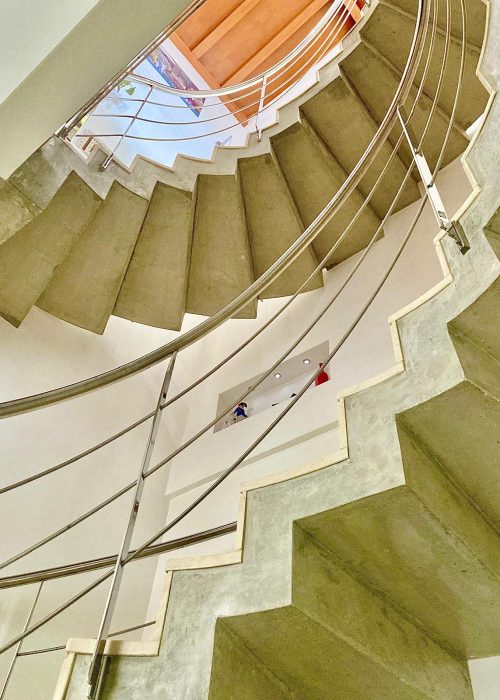 Construcción de escaleras Quebradas de Hormigón