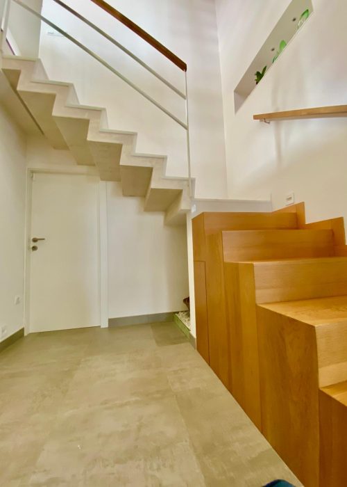 Construcción de escaleras Quebradas de Hormigón